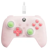 8bitdo Ultimate Mini Wired Controller Clear Pink Xbox
