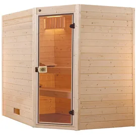 Weka Valida inkl. 9,0 kW Ofen + int. Steuerung + Glastür