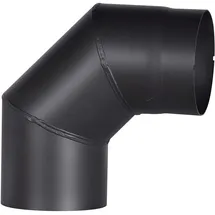 FireFix Ofenrohrbogen Stahl 160 mm 90 Grad Schwarz