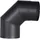 FireFix Ofenrohrbogen Stahl 160 mm 90 Grad Schwarz