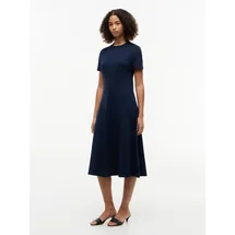 Tommy Hilfiger Midikleid Blau/Schwarz 36/38