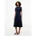 Tommy Hilfiger Midikleid Blau/Schwarz 36/38