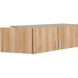 Schrankaufsatz RAUCH "Bremen", braun (struktureichefarben hell), H:39cm T:117cm, Möbelaufsätze