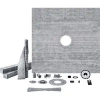 Vevor Duschschwellen-Set, 1828 x 1828 mm Duschwannen-Set mit 50,8