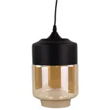 LUXULA 1-flg. E27 18 cm rundlich Schwarz