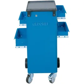 Gedore Werkzeugwagen Stahl 605 x 375 x 930 mm blau/schwarz 6 Schubladen