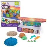 Kinetic Sand Project Planet Schildkröten Spielset - mit 396 g Sand, Schildkröten und 2 Werkzeugen aus 100% recyceltem Kunststoff, für kreatives Indoor-Sandspiel, für Kinder ab 3 Jahren