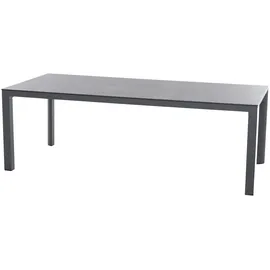 Siena Garden Silva Gartentisch 220 x 100 x 74 cm Titan