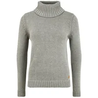 Oxmo OXPIA Damen, Rollkragenpullover Pullover mit Rollkragen in grau