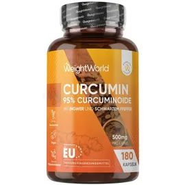 WeightWorld Curcumin Kapseln 500 mg 180 St.