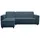 dorel home Ecksofa DOREL HOME "Allie Schlafsofa 230 cm mit Relaxfunktion in der Rückenlehne", blau, B:230cm H:82cm T:154cm, 100% Polyester, Sofas, Ecksofa, Schlaffunktion (108/194,5cm), trendiger Cord o. pflegeleichter Velours