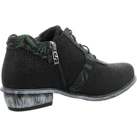 SIMEN Schnürschuh Damen Schwarz/Grün 40