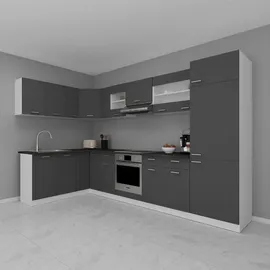 VCM Eckschrank Küchenschrank Esilo 57 x 60 x 57 cm Grau