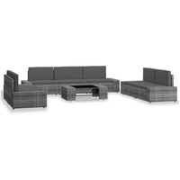 VidaXL Garten-Lounge-Set grau 3054604