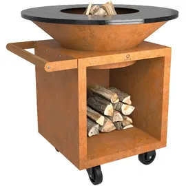 Ofyr Feuerplatte 100 cm Corten