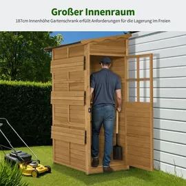 MCombo Gartenschrank 1,20 x 0,86 m Beige