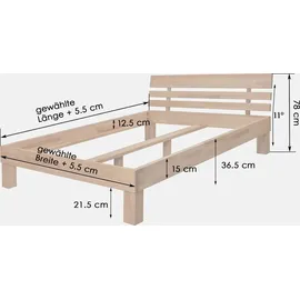 Krok Wood Julia 160 x 200 cm Eiche