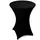 Estexo Stehtischhusse Stretch Schwarz Ø 70 cm