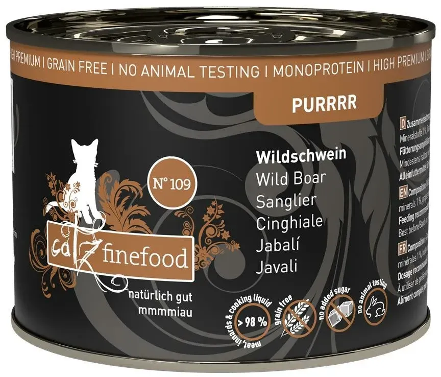 Catz finefood Purrrr No.109 Schwein 6x200g