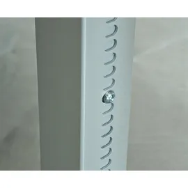 Hammerbacher Schreibtisch R-Serie Weiß / Silber