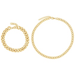 Heideman Set Zayn goldfarben Schmuck-Set   Herren 