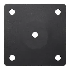 vidaXL Sonnenschirmständer für Ø38/48 mm Mast Mattschwarz Stahl