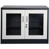 Jet-Line Aktenschrank UFA dunkelgrau weiss