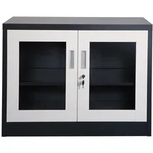 Jet-Line Aktenschrank UFA dunkelgrau weiss