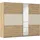 Rauch Schwebetürenschrank Astana 261 x 210 x 59 cm Braun