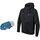 Bosch Professional Beheizbare Sweatjacke GHH 12+18V XA (inkl. USB-Ladeadapter GAA 12V-21, ohne Akku) - Größe 2XL