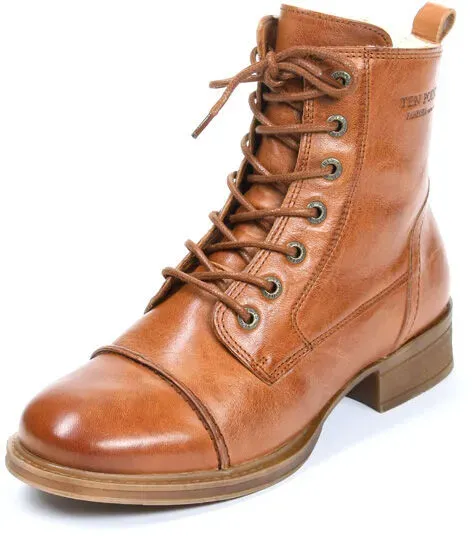 TenPoints Pandora 60003-319-cognac Booties braun Gr.41 - TPN 64