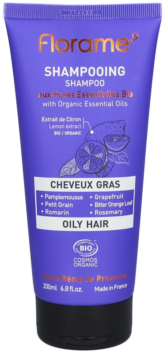 Florame Shampooing Cheveux Gras 200 ml shampooing