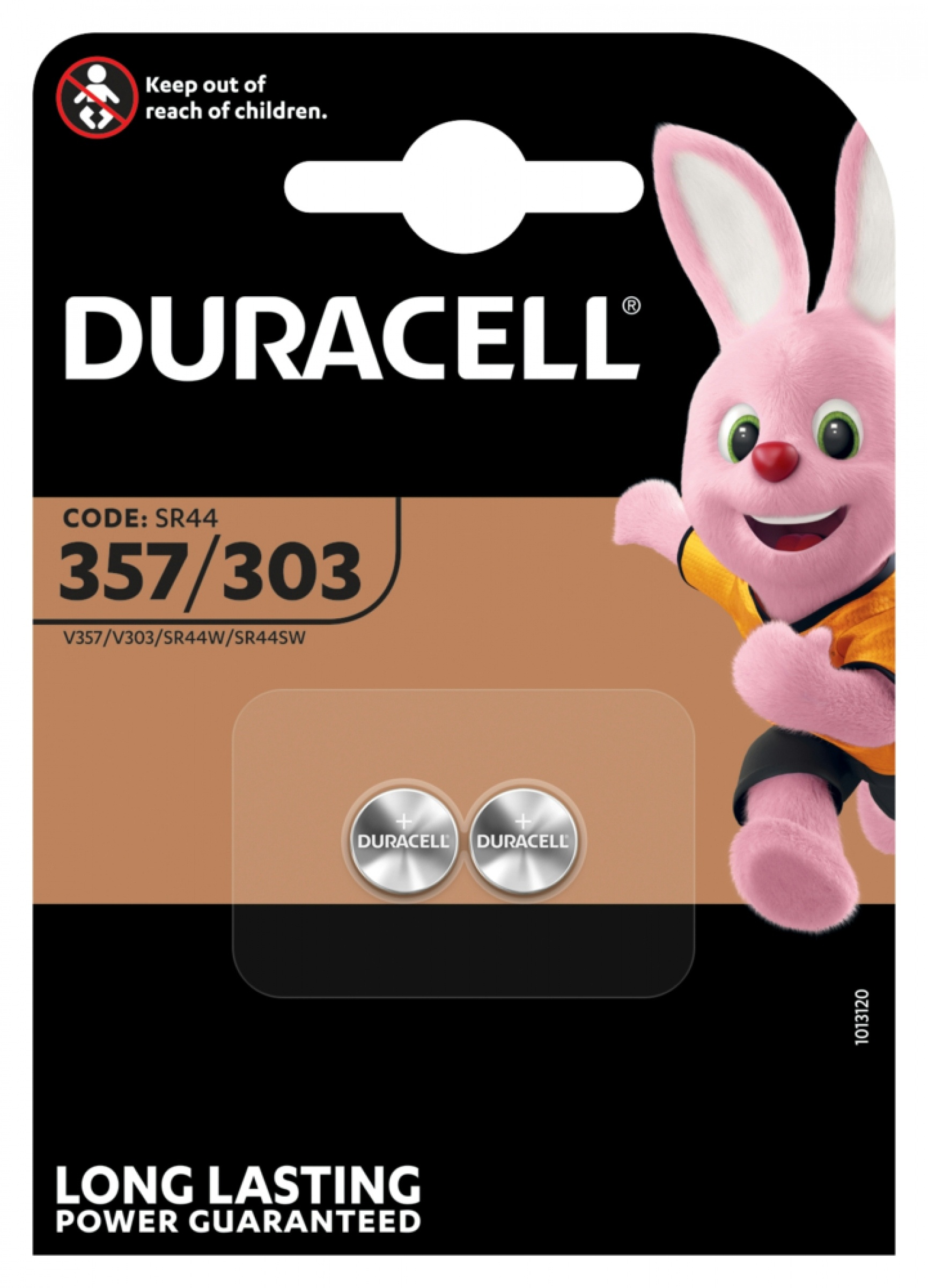 Duracell Silberoxid Uhrenbatterie 357-303 - SR44  Mini2er Blister