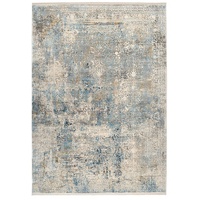 Dieter Knoll Webteppich, blau Grau, - 120x180 cm