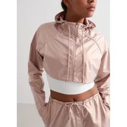 Rose Metallic Cropped Jacket S