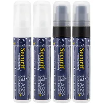 Securit Kreidemarker Waterproof Large 4 St. Schwarz/Weiß