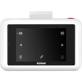Kodak Step Touch | 13MP Digitalkamera & Instant-Drucker mit 3,5"-LCD-Touchscreen-Display, 1080p HD-Video, 10x optischer Zoom, Selfie-Spiegelung, Editing-Suite, Bluetooth & ZINK-Drucktechnik | Weiß
