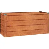 vidaXL Hochbeet Rostig 100 x 40 x 45 cm Cortenstahl