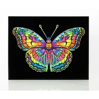needleart world (hong kong) ltd. Diamond Painting Neon Schmetterling