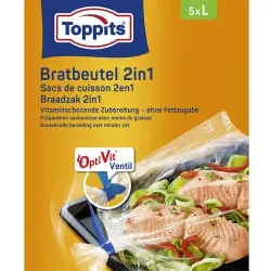 Toppits ® Aroma Bratbeutel 2in1 L 4008871207999 , 1 Packung = 5 Stück