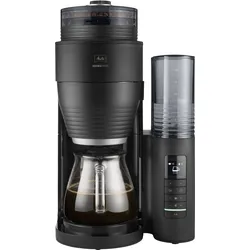 MELITTA Kaffeemaschine mit Mahlwerk "AromaFresh Pro X 1030-02", silber (schwarz, silber), 1,25 l, 10 Tasse(n), Kaffeemaschinen