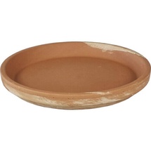 Spang Blumentopf-Untersetzer XL (Außenmaß (Ø x H): 32 x 4,5 cm, Naturmaterialien, Braun)