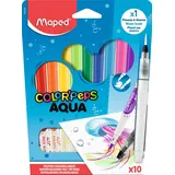 Maped Faserschreiberetui 10ST Aquarell mehrfar 3154148443001 Maped 10 Stück