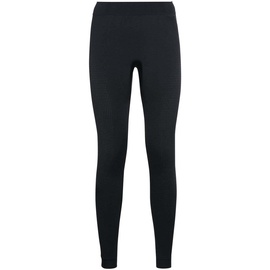 Odlo Damen Funktionsunterwäsche Lange Hose Performance Warm ECO, black - odlo graphite grey, XS