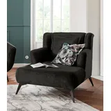 INOSIGN Loveseat »Baggio«, Zierkissen inklusive grau