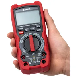 Stier Profi Multimeter 60mV - 1000V AC/DC CAT III 1000V CAT IV 600V VFD RMS