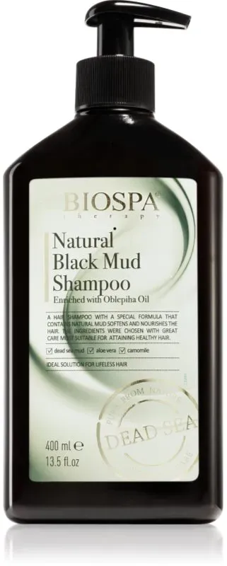 Sea of Spa Bio Spa Natural Black Mud Shampoo mit ernährender Wirkung für lebloses Haar 400 ml