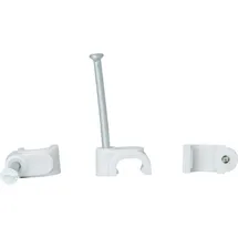 Kopp 346304082 Nagelschellen 346304082 Bündel-Ø-Bereich 5 bis 10mm für Flachbandkabel Grau 50St.
