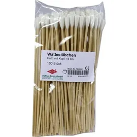 Büttner-Frank Wattestäbchen aus Holz 15 cm 100 St.