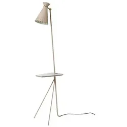 Warm Nordic - Cone Stehleuchte w/Tisch Pure Cashmere/Marble